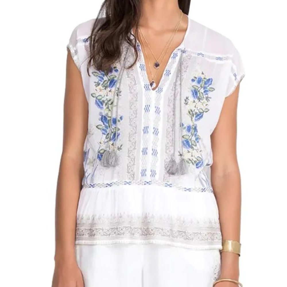 JOHNNY WAS WOMEN'S NOAH BLOUSE